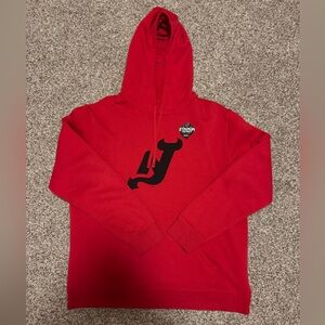 NJ Devils Fanatics Red Hoodie Stadium Series
